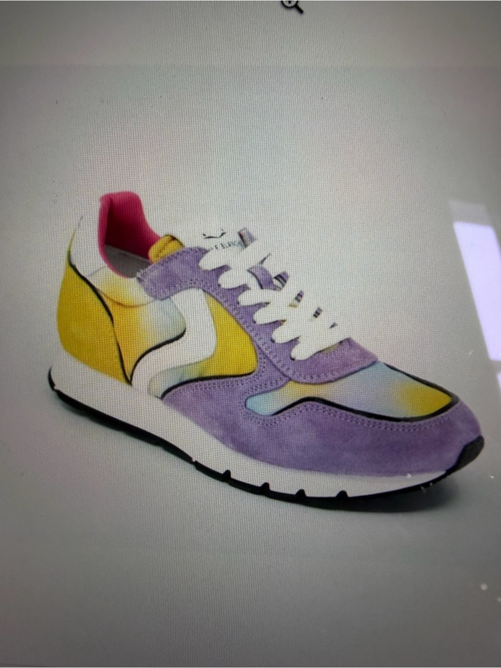 Like new Voile Blanche Julia sneaker lilac/rainbow  Size 10